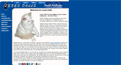 Desktop Screenshot of lexesdolls.com