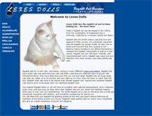 Tablet Screenshot of lexesdolls.com